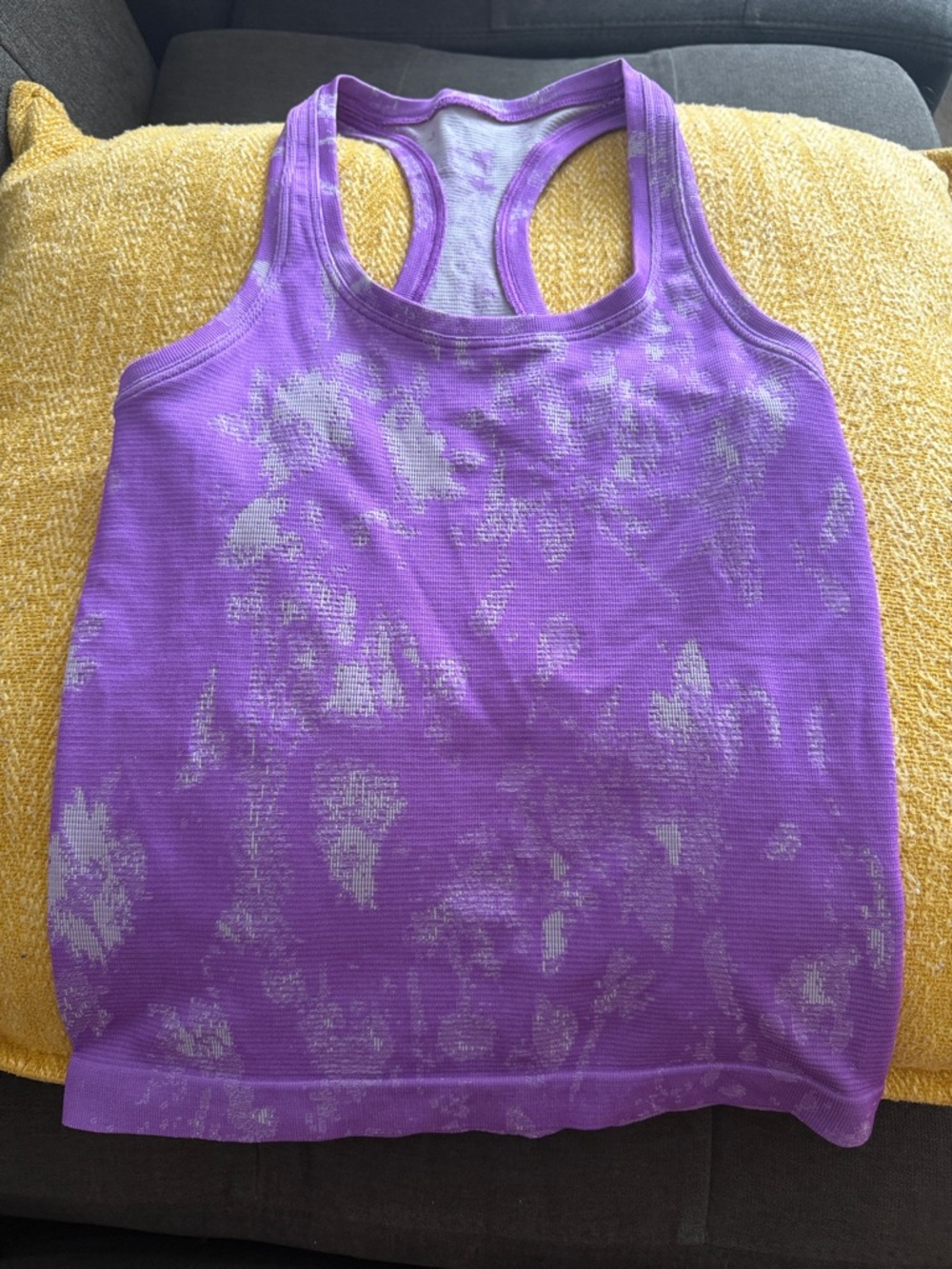 Purple Tie-Dye Racerback Lululemon Tank Top - Women